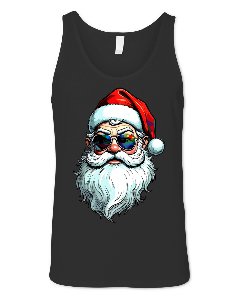 Not to day santa Christmas 1 Unisex Jersey Tank