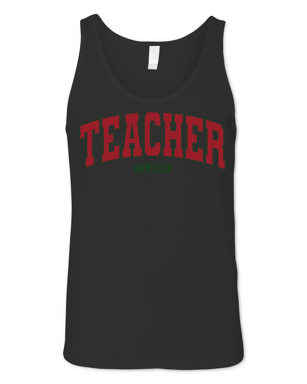 TeacherClausVarsity Unisex Jersey Tank