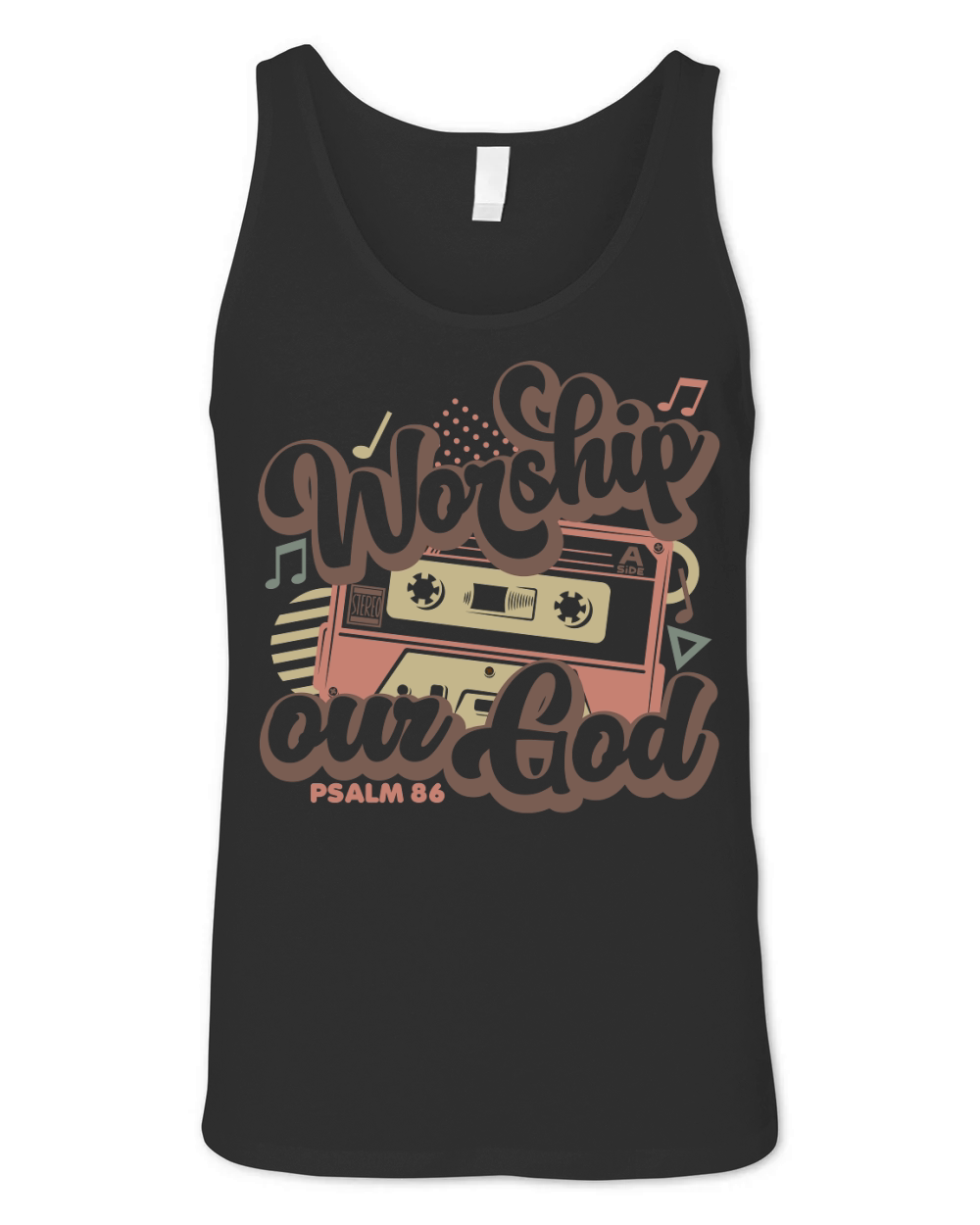 Worship our GodCOLOR Unisex Jersey Tank