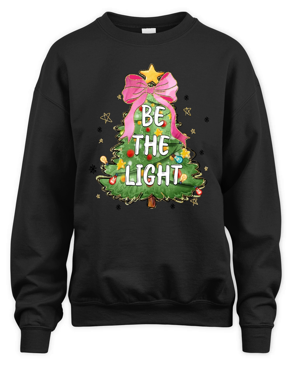 Be The Light Jesus Christmas 1 Unisex Premium Crewneck Sweatshirt