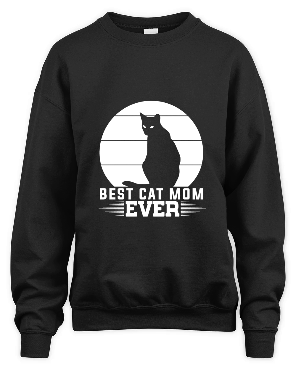 Best cat mom Ever Unisex Premium Crewneck Sweatshirt
