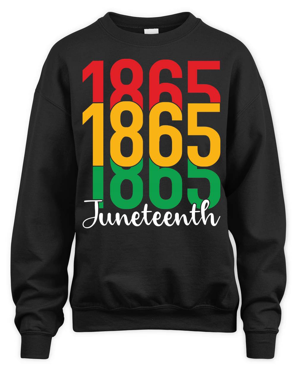 Juneteenth 1865 Unisex Premium Crewneck Sweatshirt