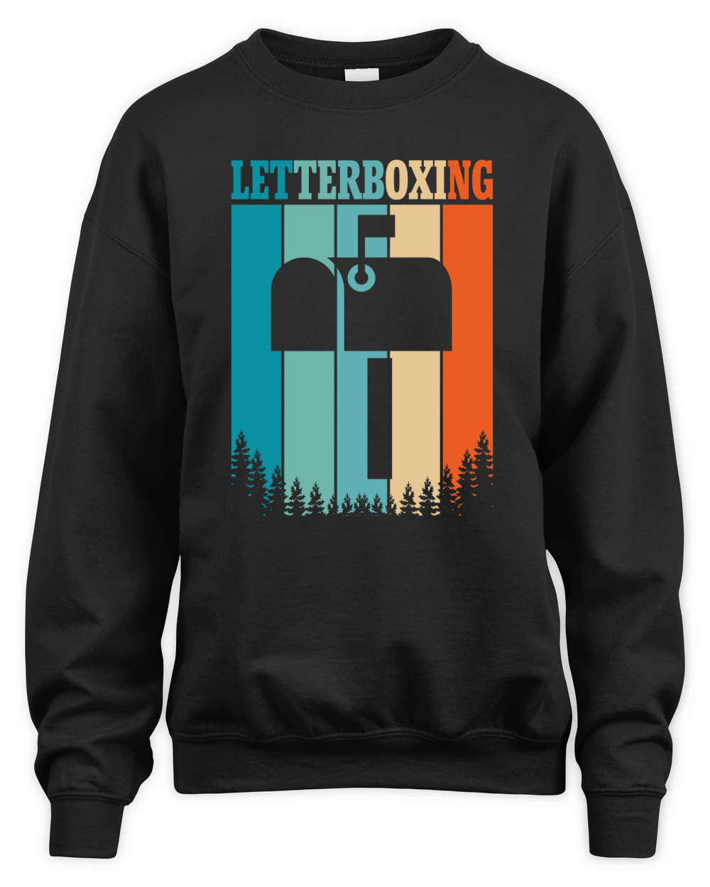 Letterboxing Retro Vintage Unisex Premium Crewneck Sweatshirt