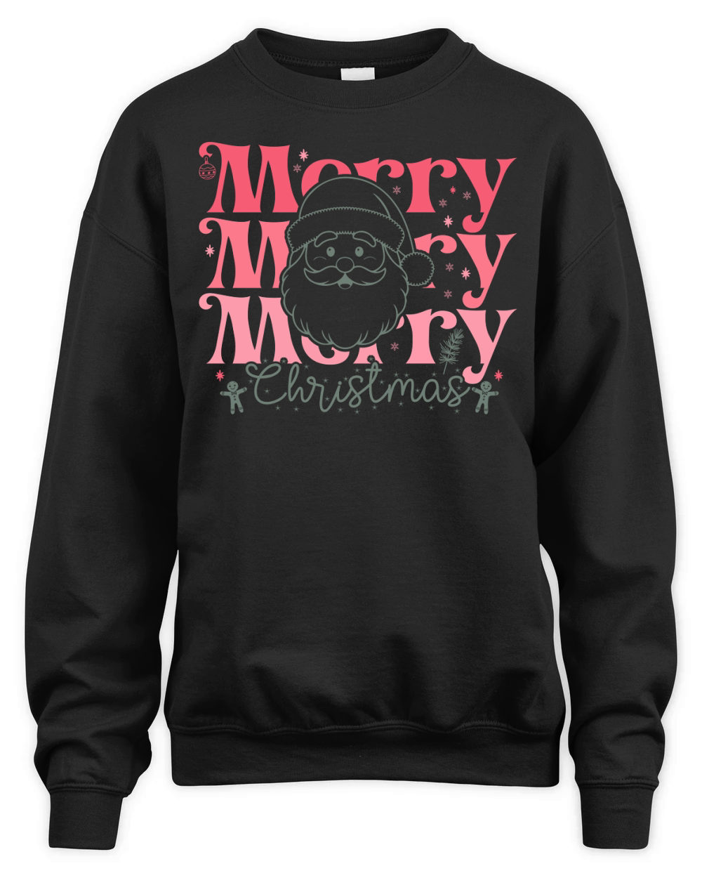 Merry Christmas Pink christmas 300 Unisex Premium Crewneck Sweatshirt