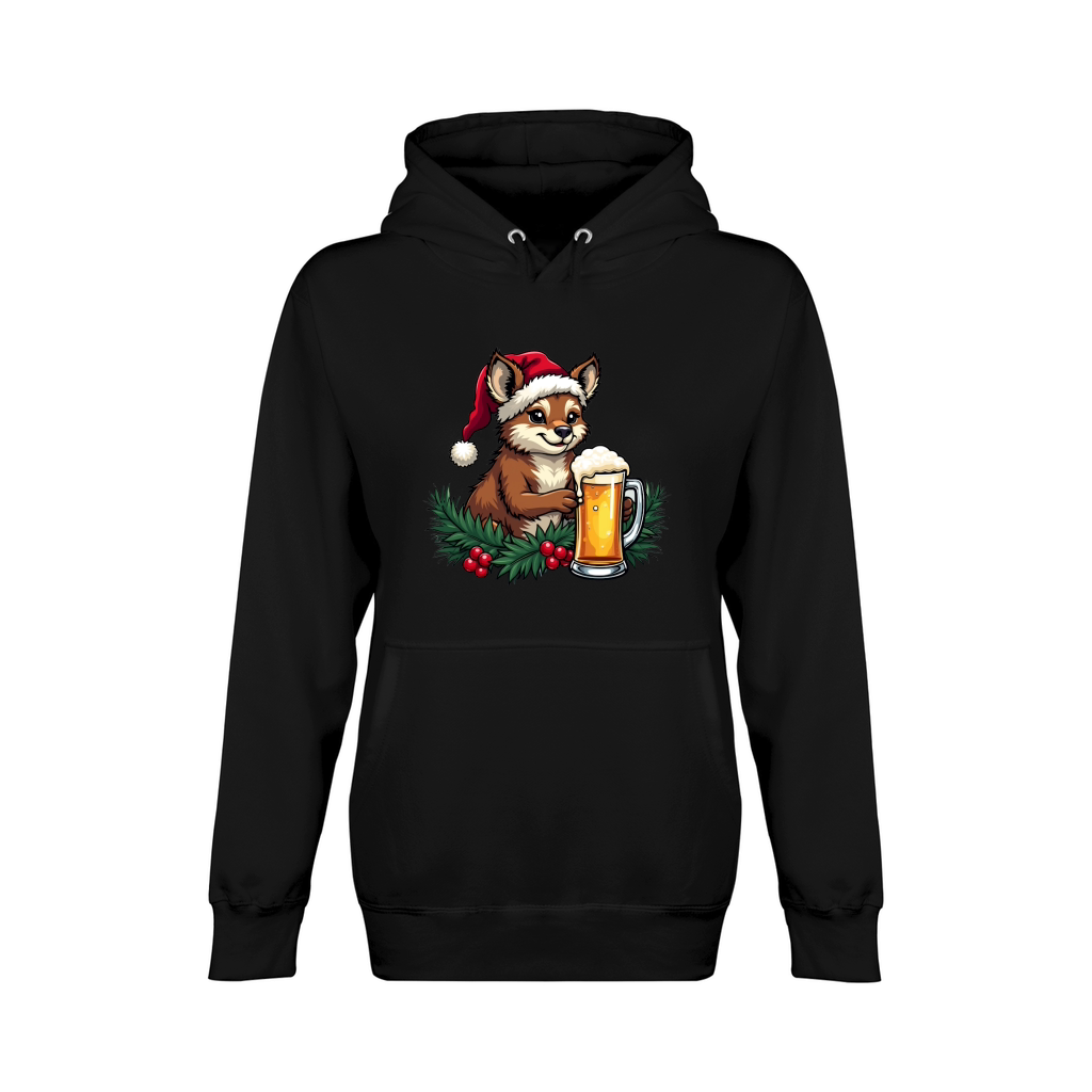 Funny Animal Beer Christmas Sublimation 6 10 Unisex Premium Pullover Hoodie