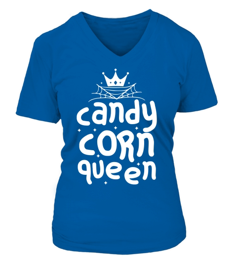 Candy Corn Queen V-neck T-Shirt Woman