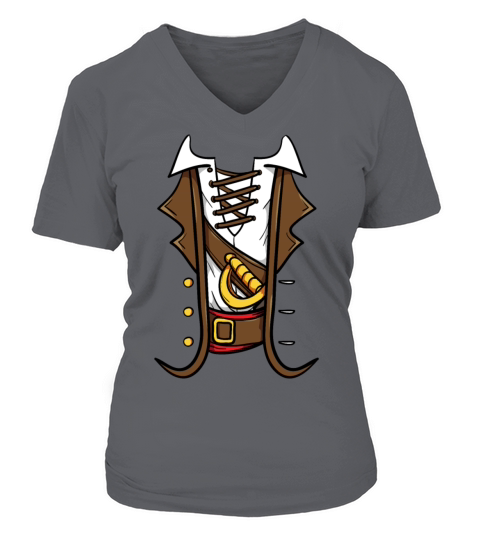 Pirate Costume V-neck T-Shirt Woman