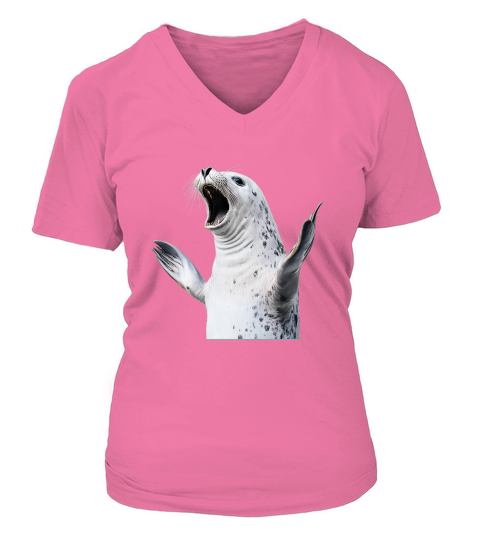 Seal (1) V-neck T-Shirt Woman