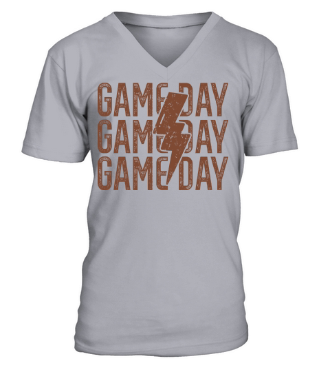 game day V-Neck T-shirt