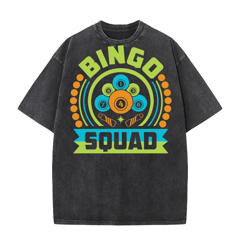 Bingo Squad 02 Washed T-Shirt