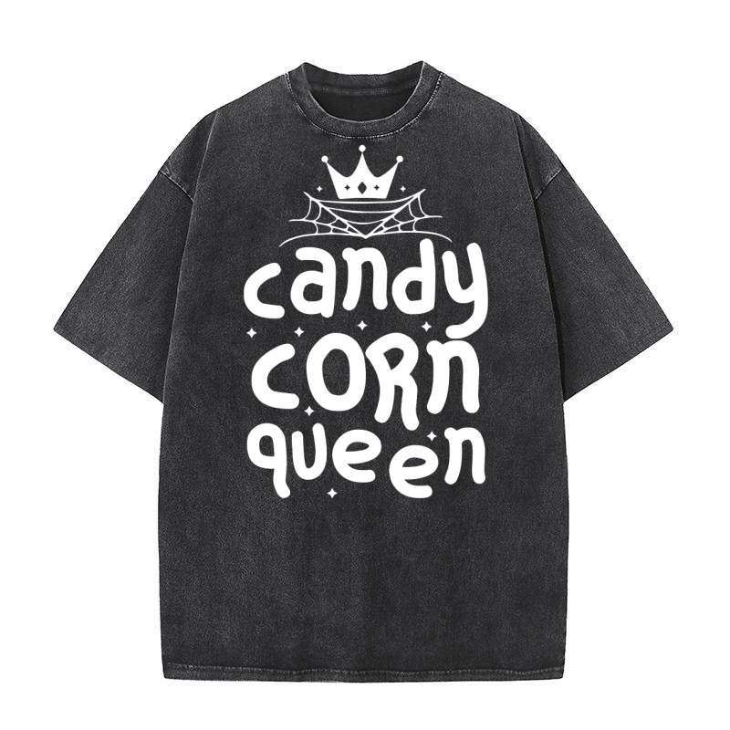 Candy Corn Queen Washed T-Shirt