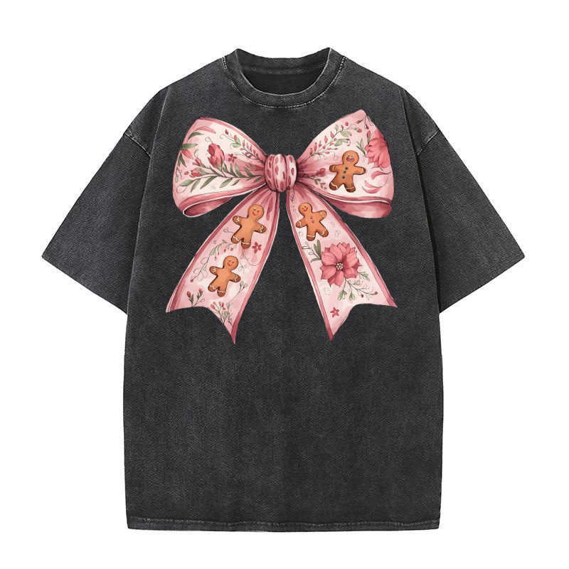 Christmas Coquette 19 Washed T-Shirt