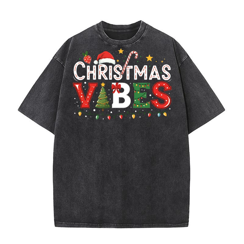 Christmas Vibes 1.02 Washed T-Shirt
