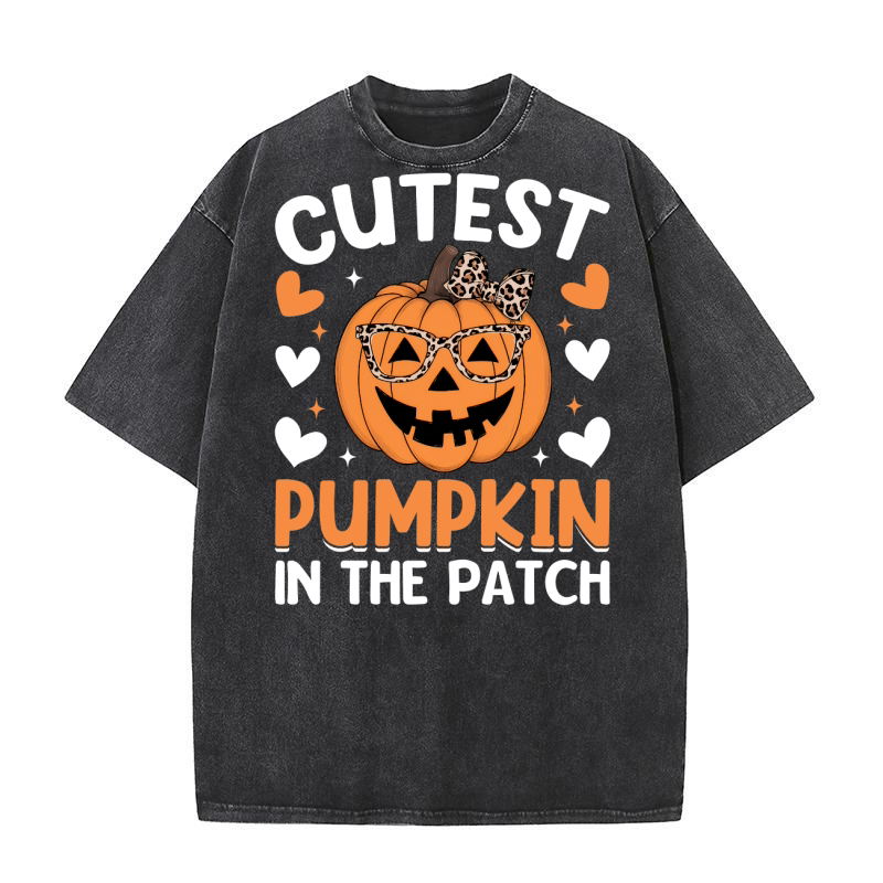 Cutest Pumpkin In The Patch Washed T-Shirt