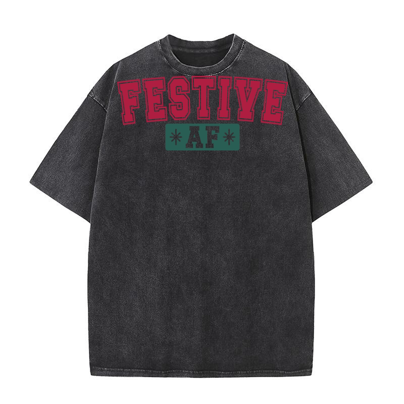 Festive Af Washed T-Shirt