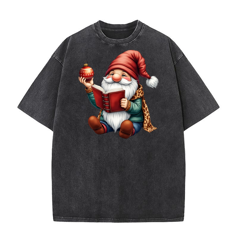 Gnome Sublimation Clipart 10 10 Washed T-Shirt