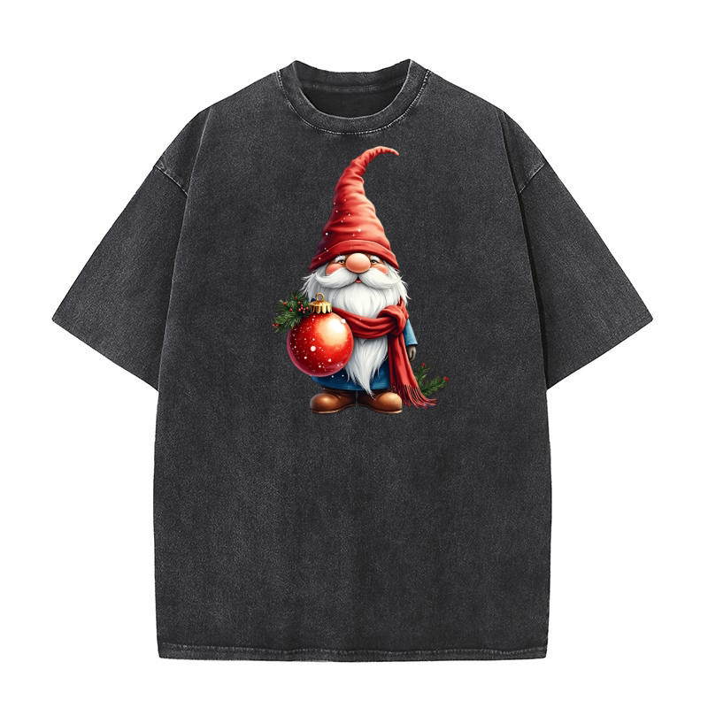 Gnome Sublimation Clipart 10 33 Washed T-Shirt