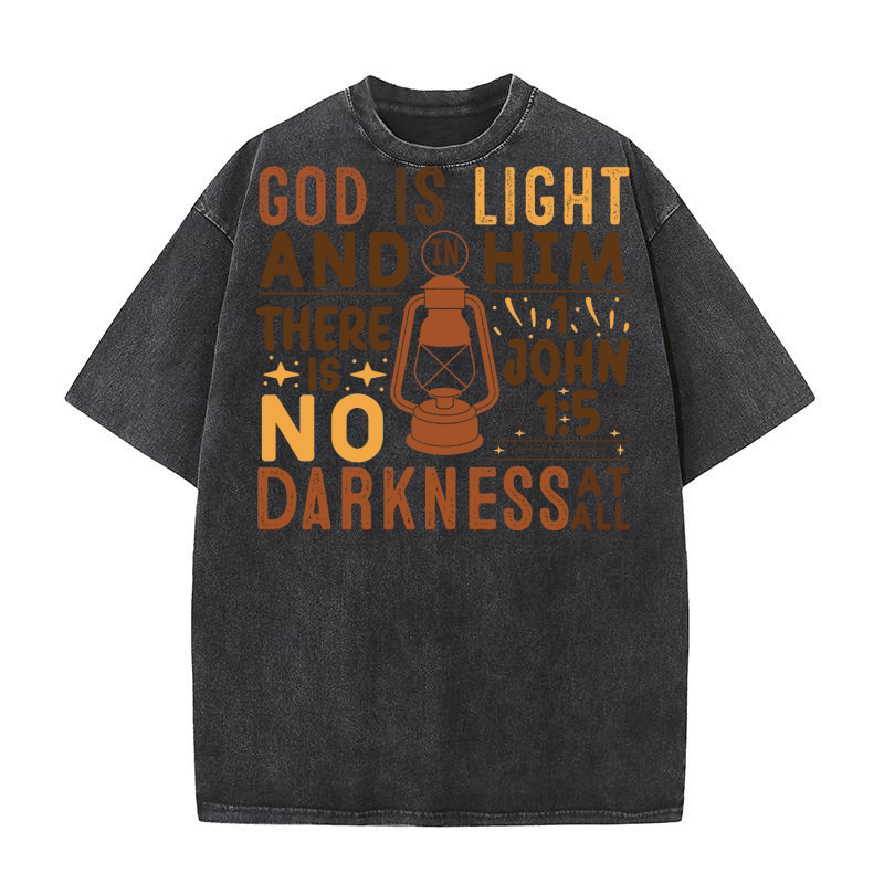 God is Light Washed T-Shirt