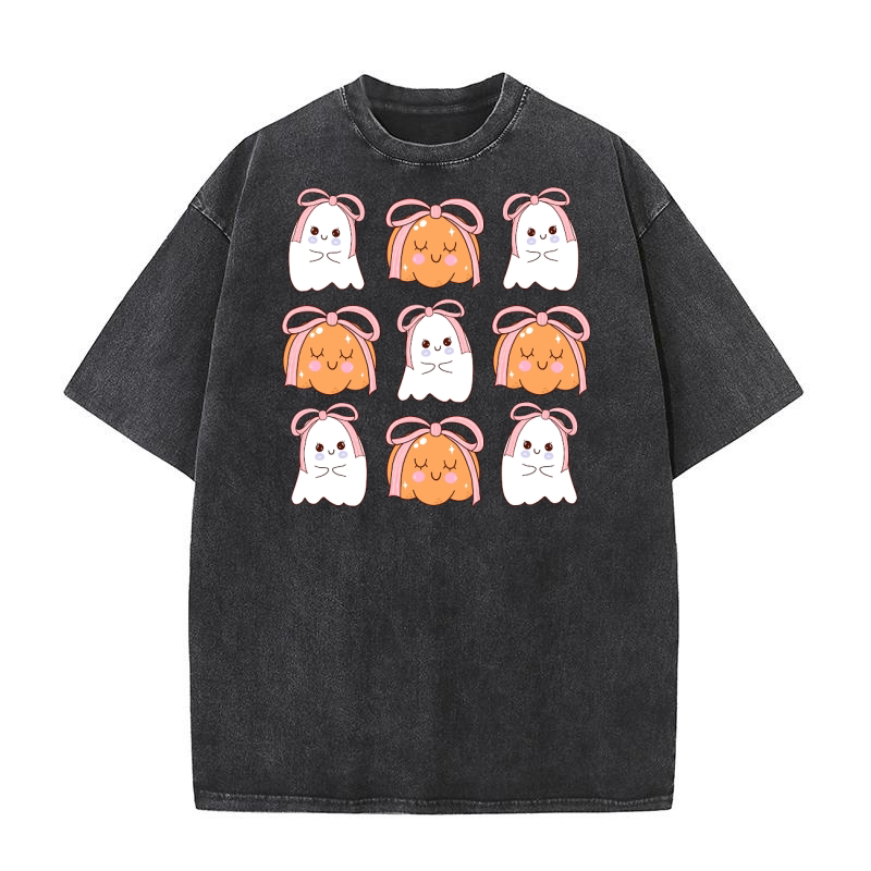 Halloween ghost ribbon 1 Washed T-Shirt