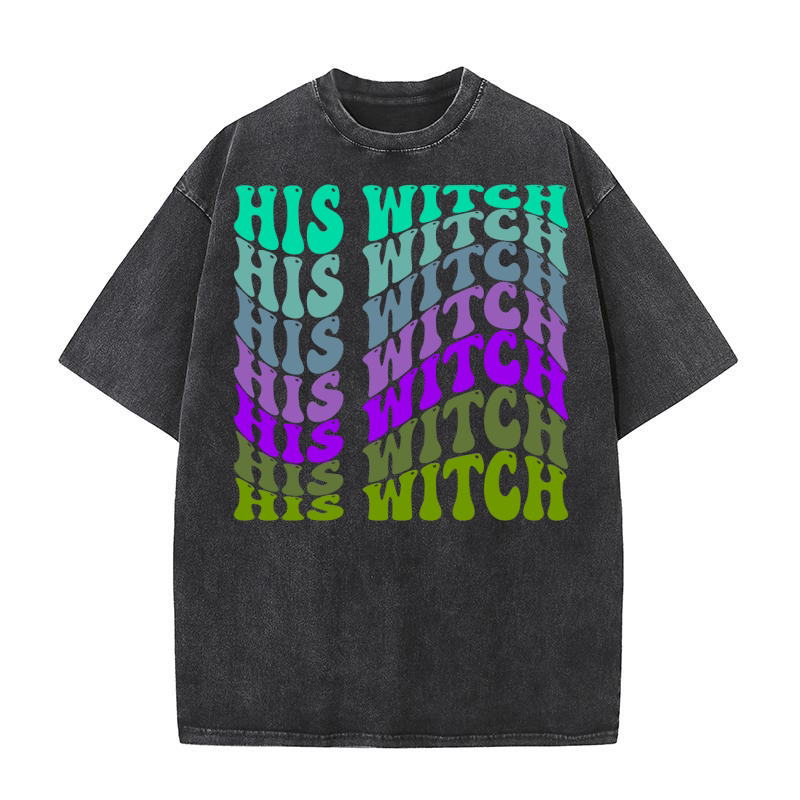 His Witch 1 Washed T-Shirt