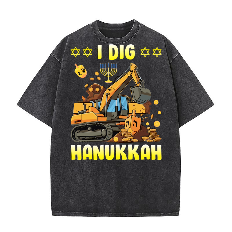 I dig hanukkah Washed T-Shirt