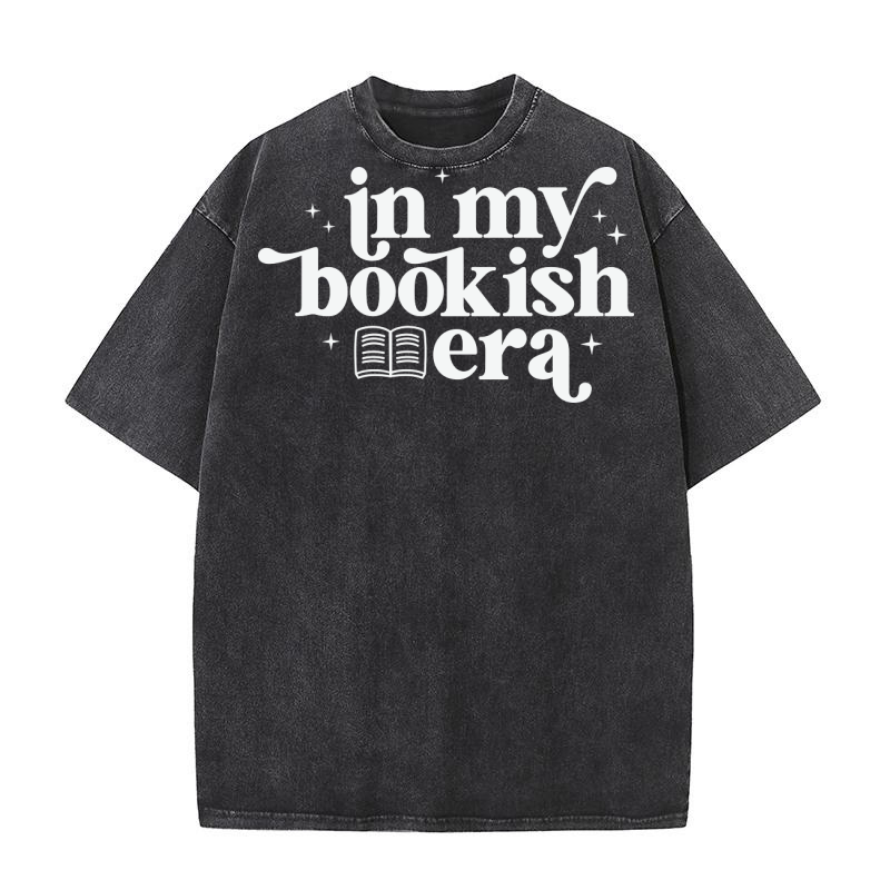InMyBookishEra 1White Washed T-Shirt