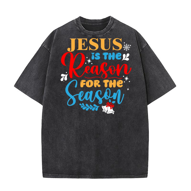 Jesus Is The Reason For The Season 06 Washed T-Shirt