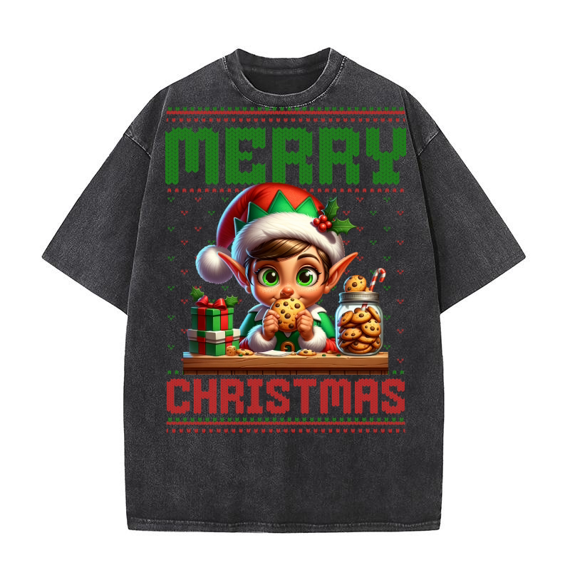 Merry christmas 59 12 Washed T-Shirt