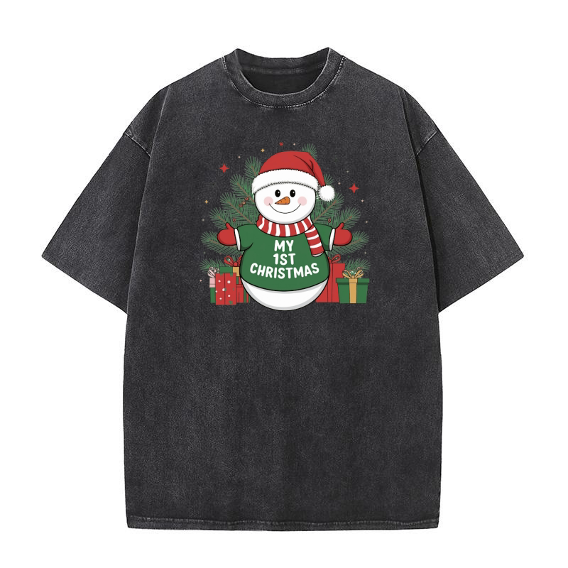 My 1st christmas 5 02 Washed T-Shirt