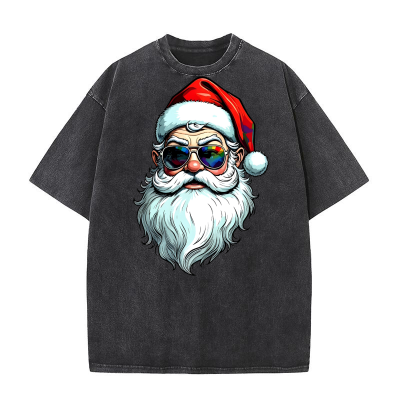 Not to day santa Christmas 1 Washed T-Shirt