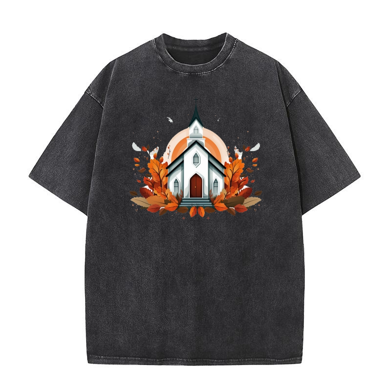 Thanksgiving Funny Turkey 25 Washed T-Shirt