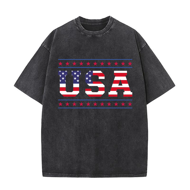 USA Patriotic 06 Washed T-Shirt