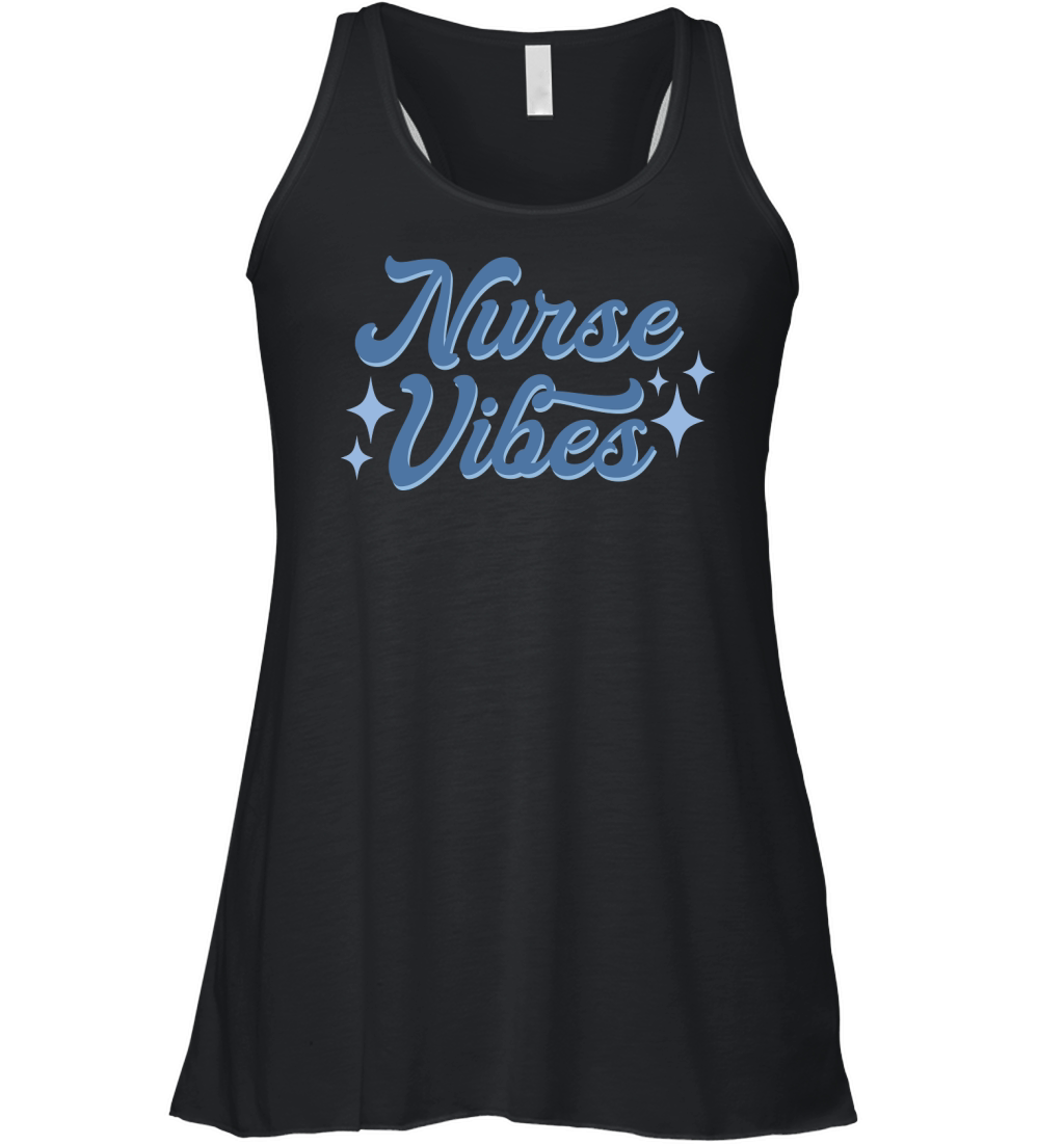 nurse vibes 2 Women's Flowy Tank Top