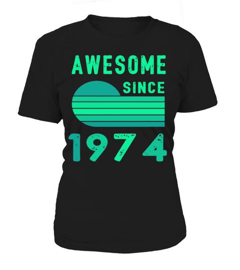 1974 Birthday Retro Vintage Gift age Women's T-Shirt