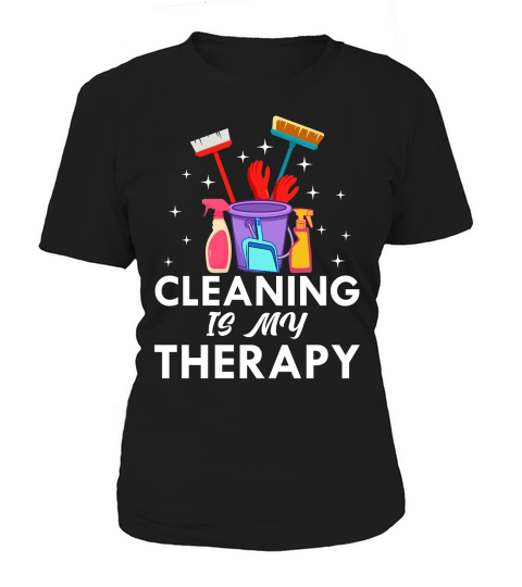 cleaning is my therapy 03 Women's T-Shirt