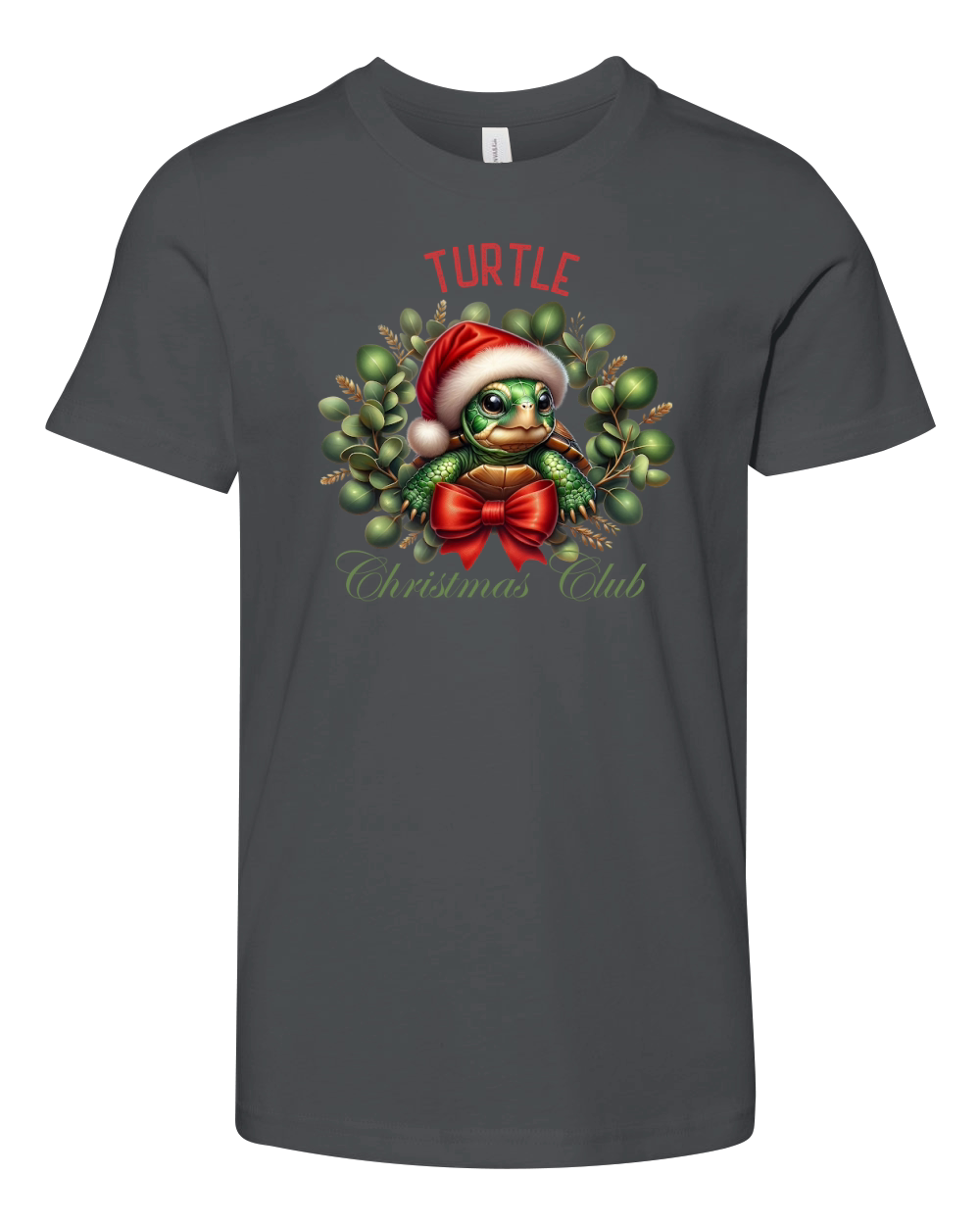 Turtle Christmas Club Youth Unisex Jersey Tee