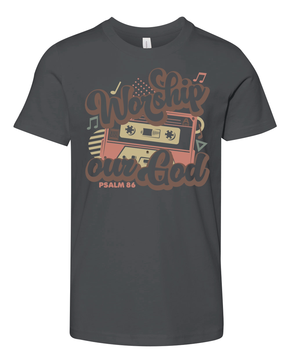 Worship our GodCOLOR Youth Unisex Jersey Tee
