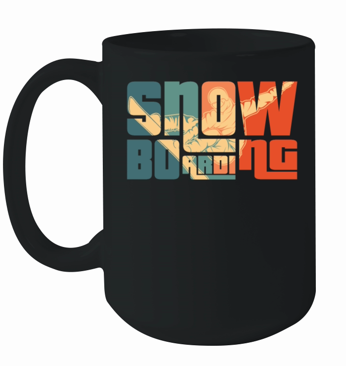 Retro Snowboarding Snowboard Vintage Snowboarder Ceramic Mug