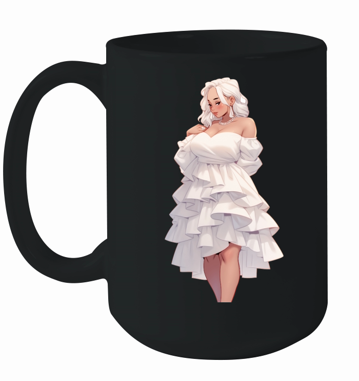 Waifu Anime Girl Ceramic Mug