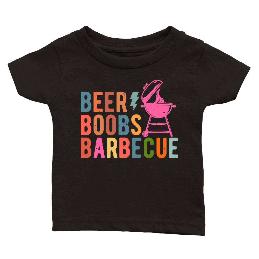 Beer Boobs Barbecue Classic Baby Crewneck T-shirt