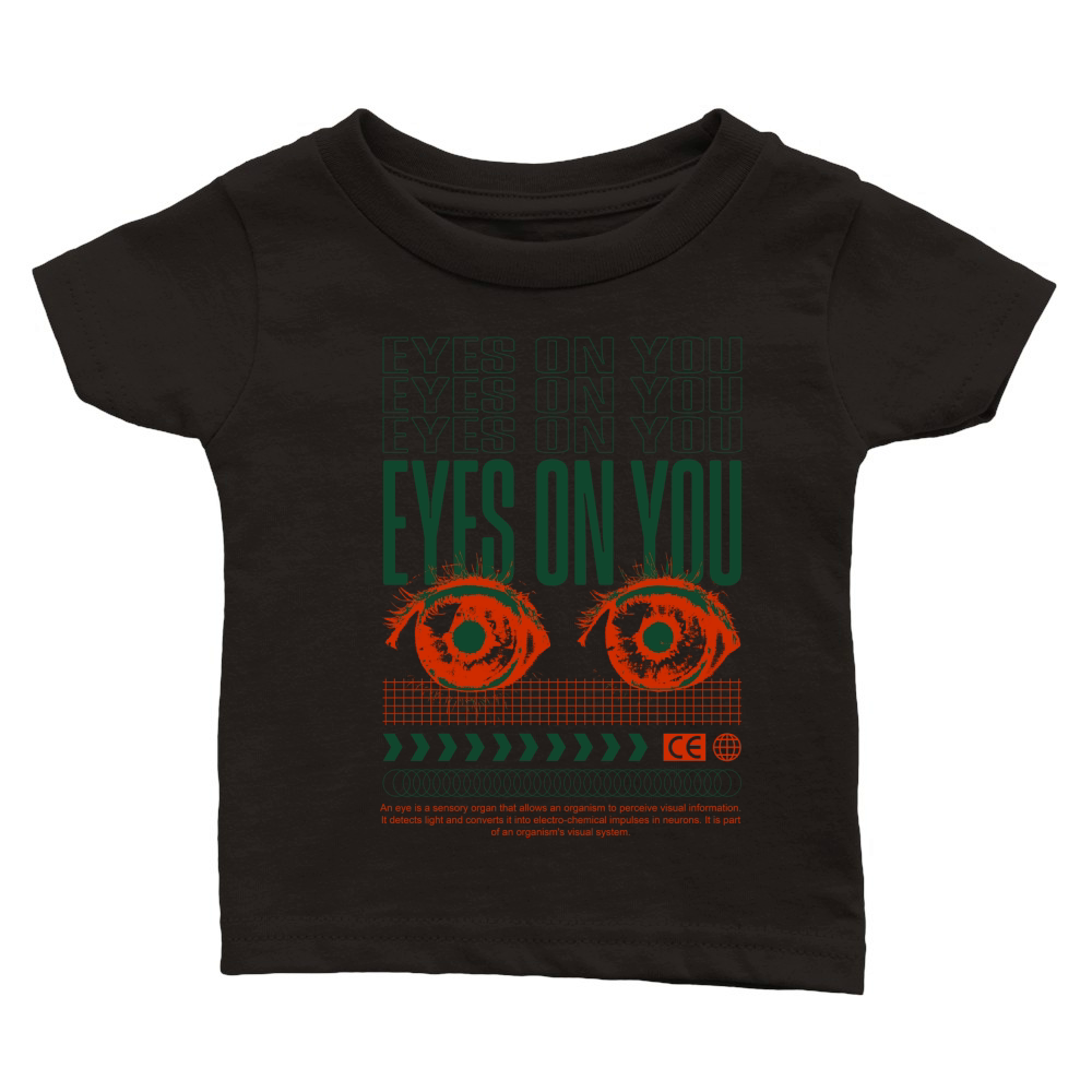 Eyes On You Classic Baby Crewneck T-shirt
