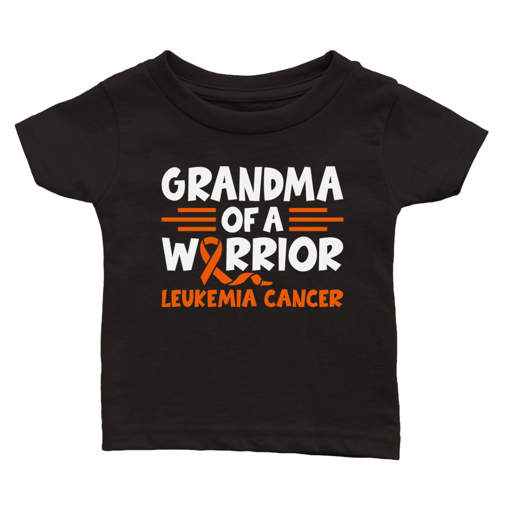 Grandma of a warrior Leukemia cancer Classic Baby Crewneck T-shirt