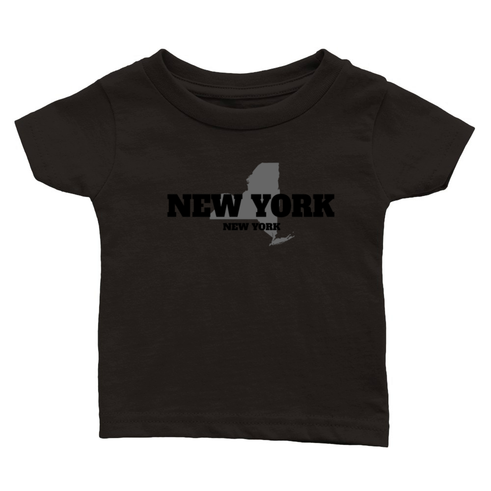 NEW YORK NEW YORK US STATE EDITION Classic Baby Crewneck T-shirt