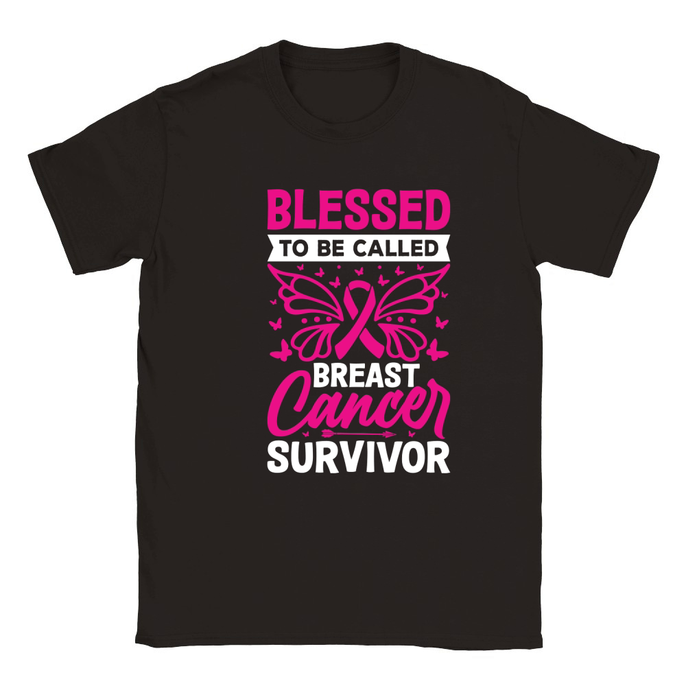 Blessed to be called a Breast cancer survivor Classic Kids Crewneck T-shirt