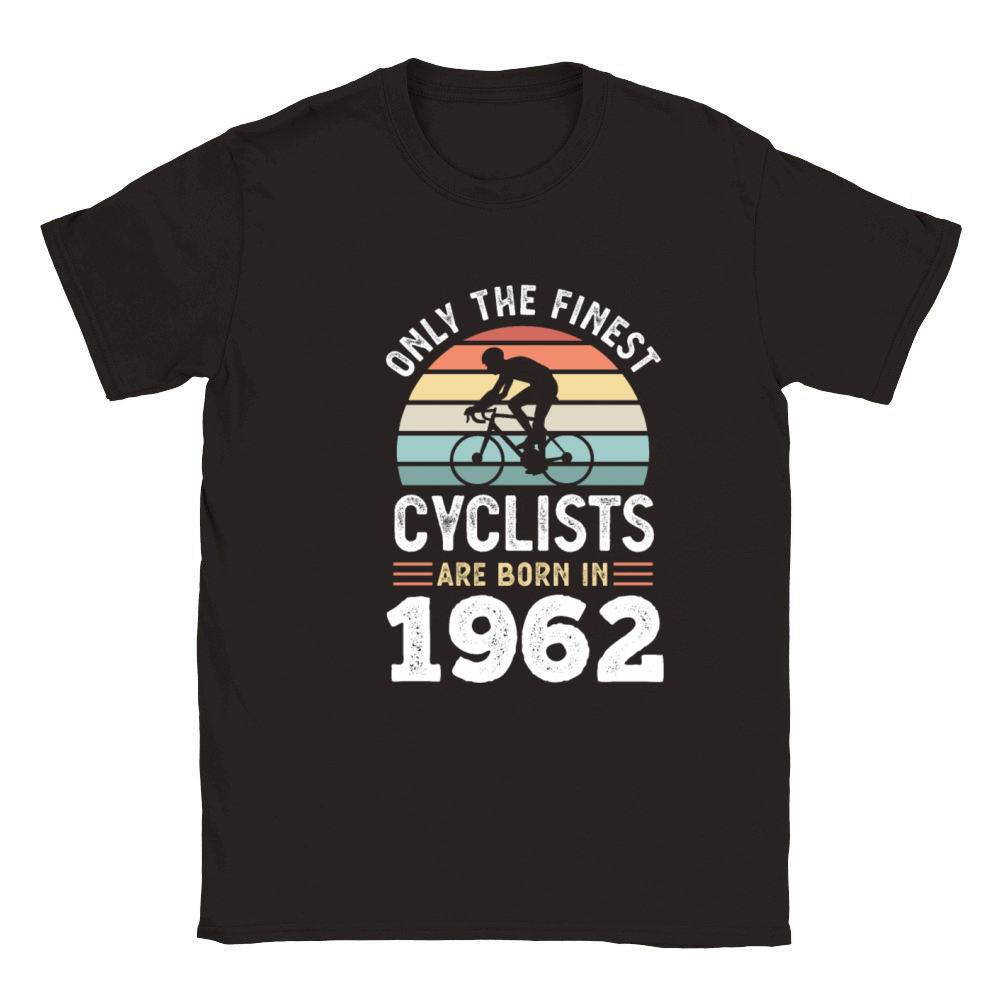 Finest Cyclists are born in 1962 60th Birthday Classic Kids Crewneck T-shirt
