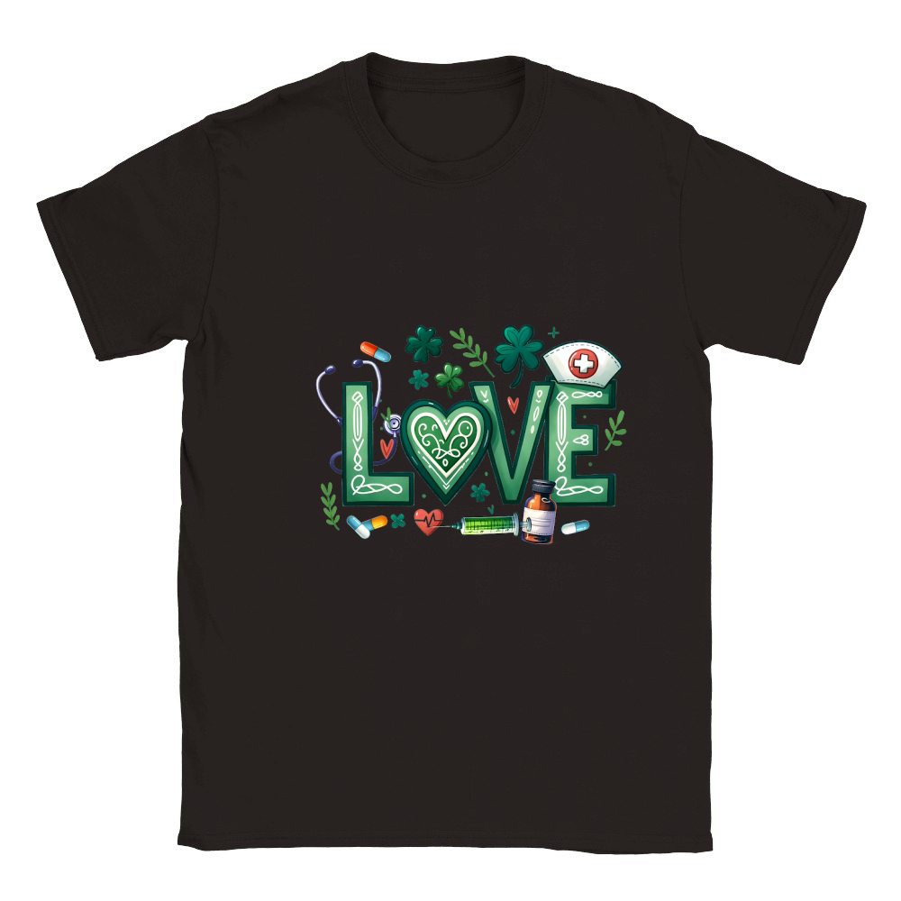 Nurse St. Patrick’s Day Classic Kids Crewneck T-shirt