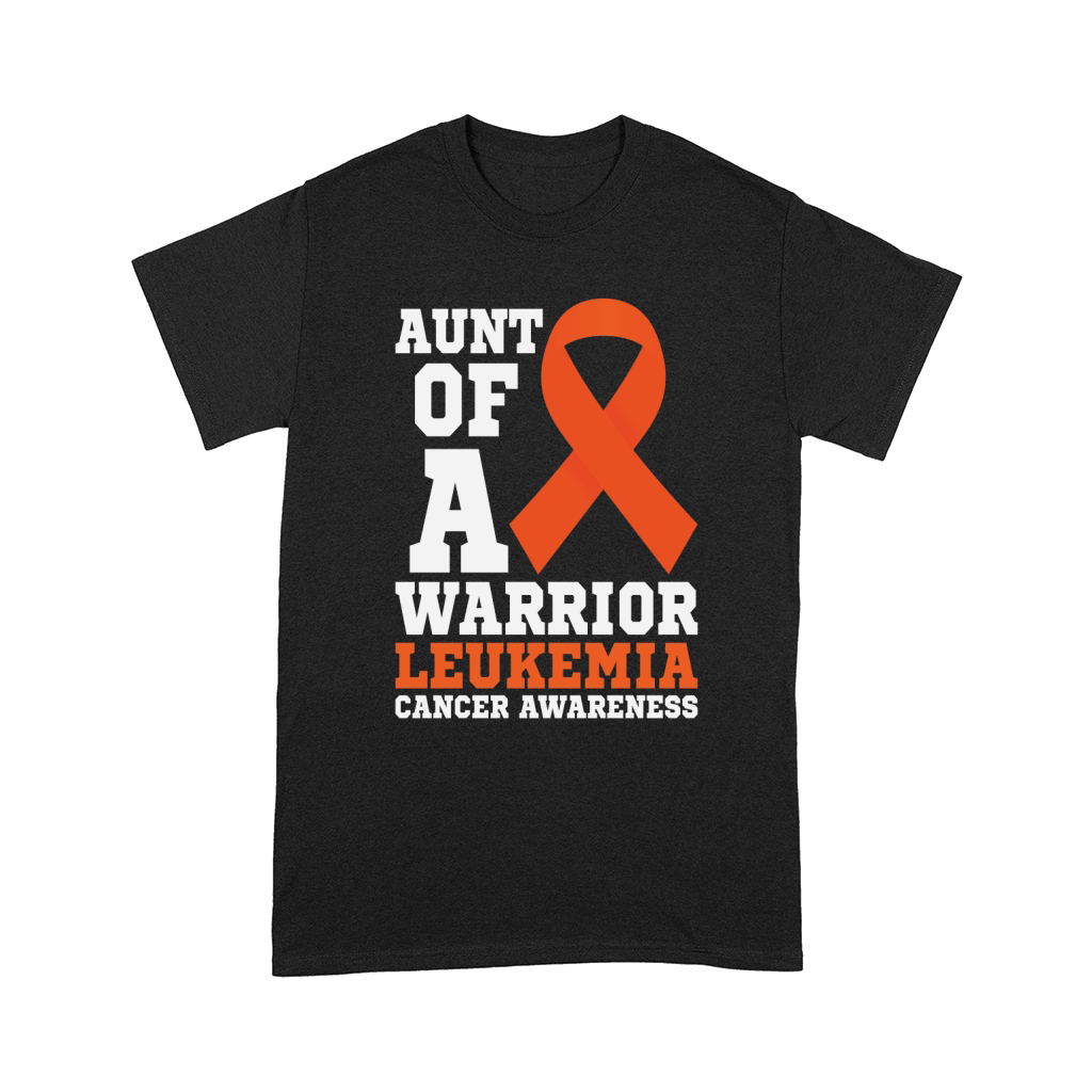 Aunt of A warrior, Leukemia Cancer awareness Comfort T-shirt