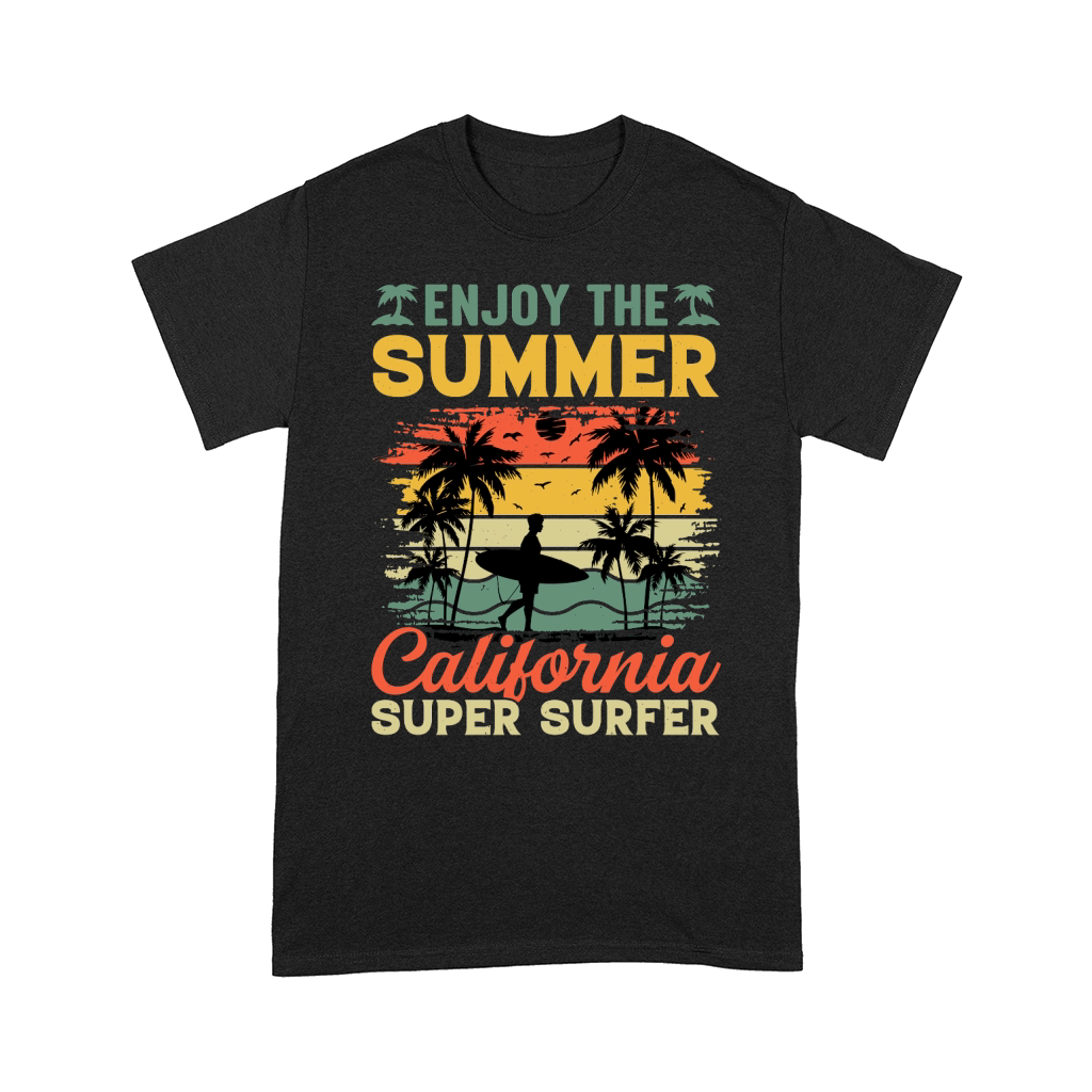 Enjoy The Summer California Super Surfer  (1) Comfort T-shirt