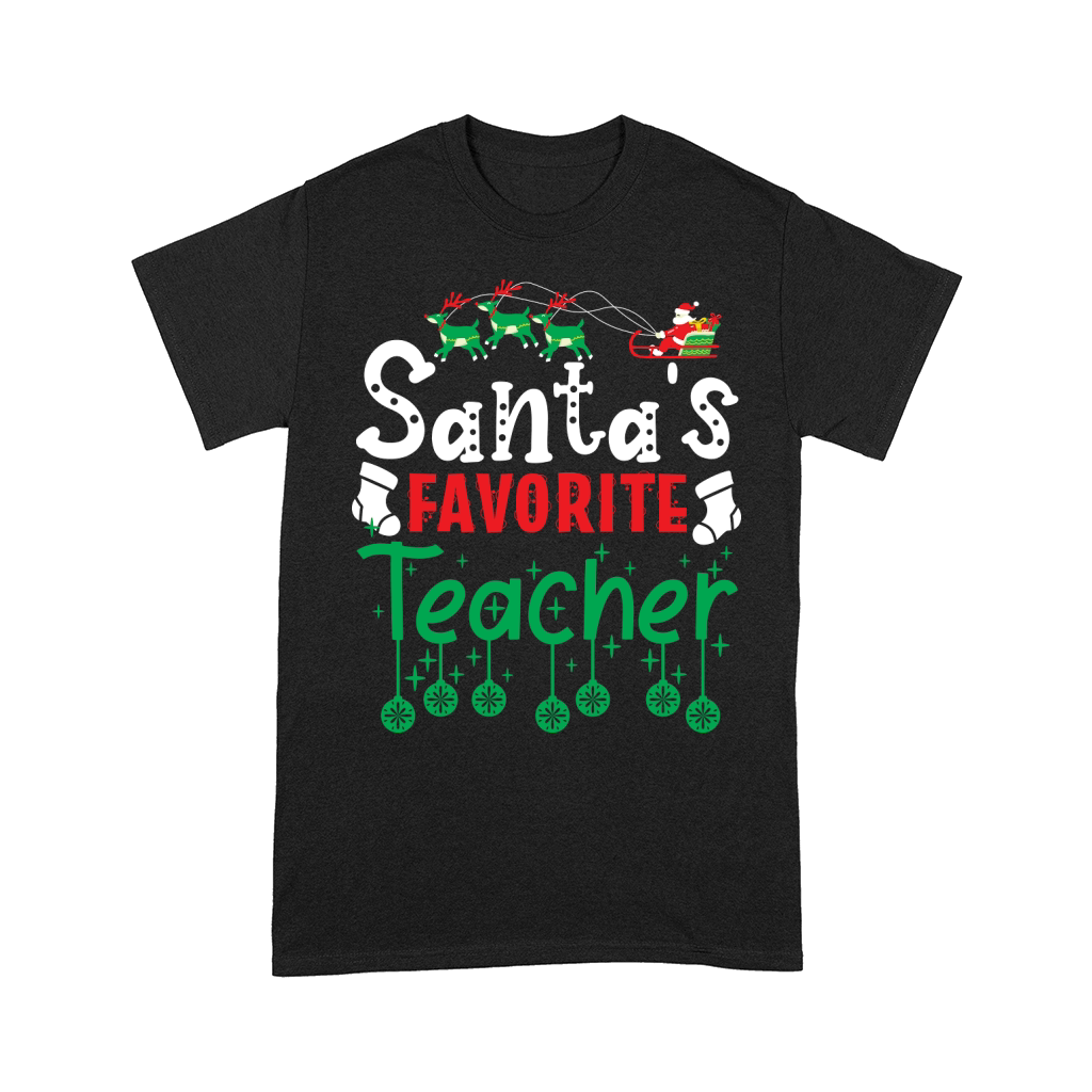 Santas Favorite Teacher 14 Comfort T-shirt