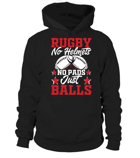 Vintage Rugby Player no helmets no pads just balls Hoodie Unisex